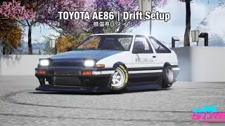 CARX STREET: TOYOTA AE86 “Initial D” | Full Drift Setup 🔥