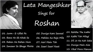 Lataji Sings for Roshan || Melodious Solos