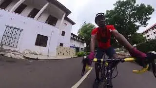 A tour of University of Ghana with my road bike #roadcycling #roadbike #legoncampus