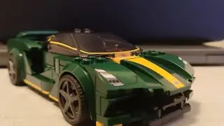 Let's build a Lego speed champion lotus evija (stop motion style)