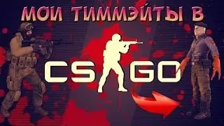 CS:GO-Мои тиммейты в каждой катке):D