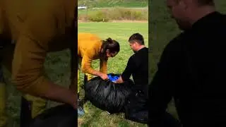 home made quick pack bag for paragliders. 🤩