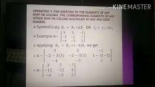 Elementary transformations