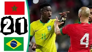 MOROCCO MAKES HISTORY AGAINST BRAZIL!!!  Brazil Vs Morocco  Highlights.