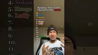 RANKING HOW ANIME CHARACTERS SAY “BAKA” 😂🔥 