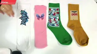 How to Customize Socks Hags Clothes with DTF PRINTER MINI HEAT PRESS MACHINE
