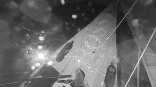 The first night onboard HUGO BOSS in the Rolex Fastnet Race.