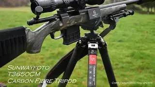 Sunwayfoto T3650CM Carbon Fibre Tripod for Rifle Shooting long range, REVIEW