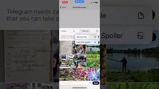 How to send a blurred photo on #Telegram