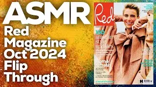 ASMR Page Flipping: Red Magazine October 2024, StevenAntonyASMR