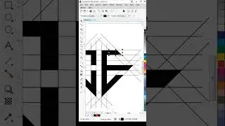 Letter C+E Logo Design in Coreldraw #logodesign #shortvideo