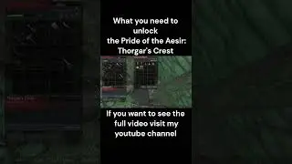 Unlocking the Pride of Aesir armour set 