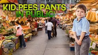 Kid Pees Pants In Public | Funny Life Story!