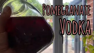Making Pomegranate Vodka at Home