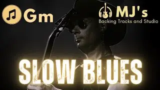 Slow Blues in G minor Backing Track | 63 bpm | Guitar Backing Track