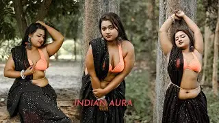 PRIYA- BEST SAREE BONG MODEL OF KOLKATA | INDIAN AURA SAREE FASHION VLOG