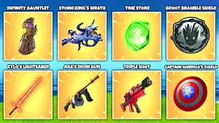 Evolution of ALL 48 Fortnite Mythic Weapons & Secret Items (Season 1 to Season 16)