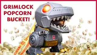 Universal Studios Beijing GRIMLOCK Popcorn Bucket Video Review #transformers #toyreview