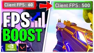BOOST FPS On ANY PC & FIX FPS DROPS | VALORANT PC OPTIMIZATION GUIDE