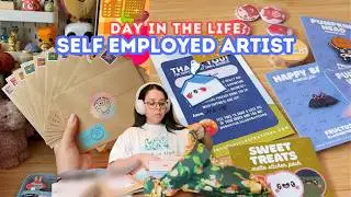 Self-Employed Artist Diaries 🎨 Packing Orders & Building an Art Community