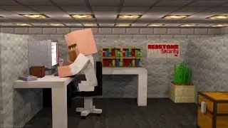 Minecraft приколы №5 (Офис жителей)