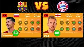 DLS 25 | BARCELONA VS BAYERN MUNCHEN PLAYERS RATING