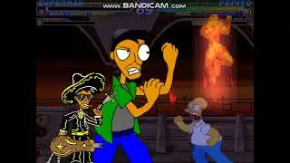 MUGEN Request: Superman & Homero Vs Pepito & Cinder