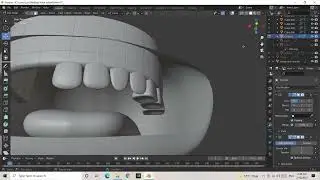 Create Gums & Teeth (Character Modeling) Blender !