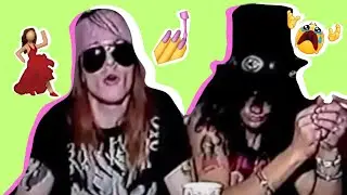 goofy ahh Guns N' Roses meet and greet