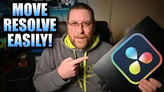 The BEST way to move Davinci Resolve to a new computer!