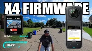 New firmware for the Insta360 X4 | GPS Remote and data