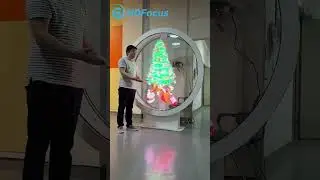 180cm 3D hologram fan with floor stand for shop mall