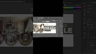 Real estate luxury home sale social media cover web banner IN ILLUSTRATOR #shorts