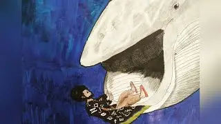 Jonah swallowed by the giant fish