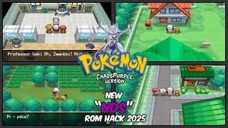Brand New Pokémon NDS Rom Hack 2025 with Gen 5 Style Maps, Gen 1-9, New Towns, And More!!!