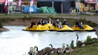 Getting Wet on Skegness Boating Lake