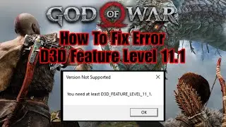 How to fix GOD OF WAR Error