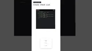 Create Check List With The Help Of HTML & CSS | #youtubeshorts #html #shortsvideo #css