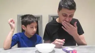 Bean Boozled Jelly Bean Challenge by Aryan Dhunna with his Dad!