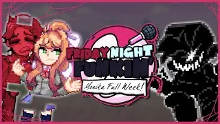 FNF Corruption VS Monika - Nightmares of Roses by JustARobotidk