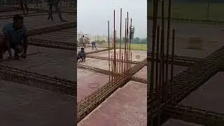 Slab steel work.