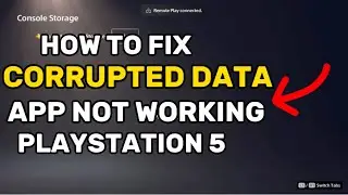 PS5 : How To Fix Corrupted Data On PS5 Rebuild PlayStation 5