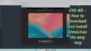 How to download and install AlmaLinux in EVE-NG.