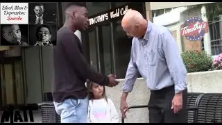 Black Guy going through racism depression Save young White girl from sex abuse  by white predator