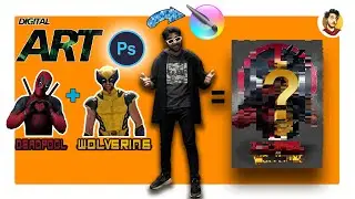 DEADPOOL & WOLVERINE | OFFICIAL DIGITAL ART | DEADPOOL3 | ON KRITA | PHOTOSHOP  | INVIGORATINGARTIST