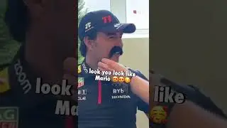 Max grooming Checo's beard 😂 | #f1 #shorts #f1shorts #maxverstappen #sergioperez