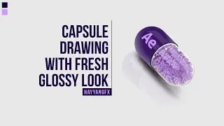 Capsule Drawing with Fresh Glossy Look | illustrator tutorial