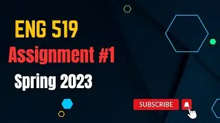ENG519 assignment no 1 Solution Spring 2023 correct 💯