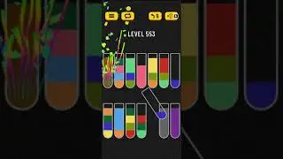 Water sort puzzle level 553