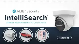 Find Video Footage Fast! AI Color Search Built into Alibi Vigilant IntelliSearch Cameras